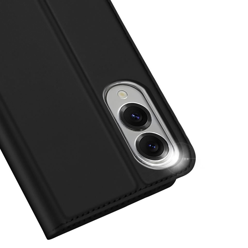 Для Samsung Galaxy S25 Edge Чехол DUX DUCIS Серия Skin Pro Кожаный Чехол Держатель для Карт