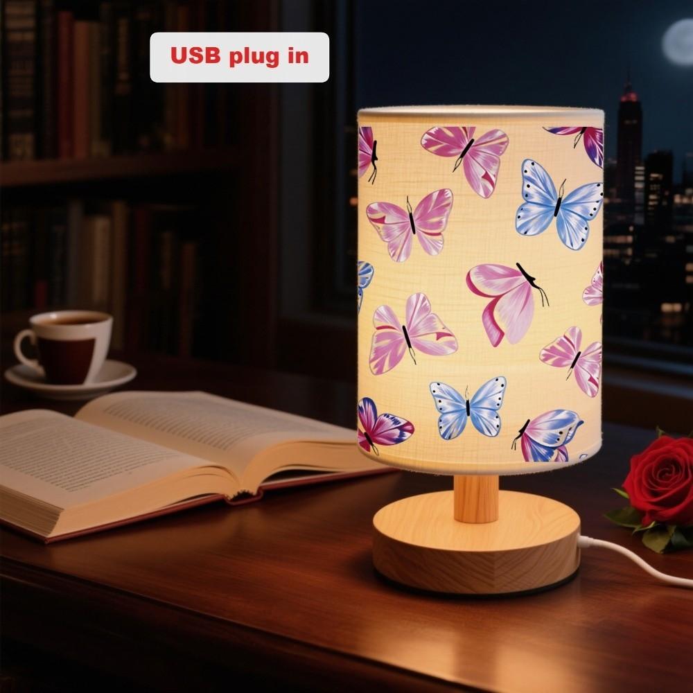 Fabric Bedside Night Light Soft Warm Night Light Kids Lamp Fabric Table Lamp Bedside