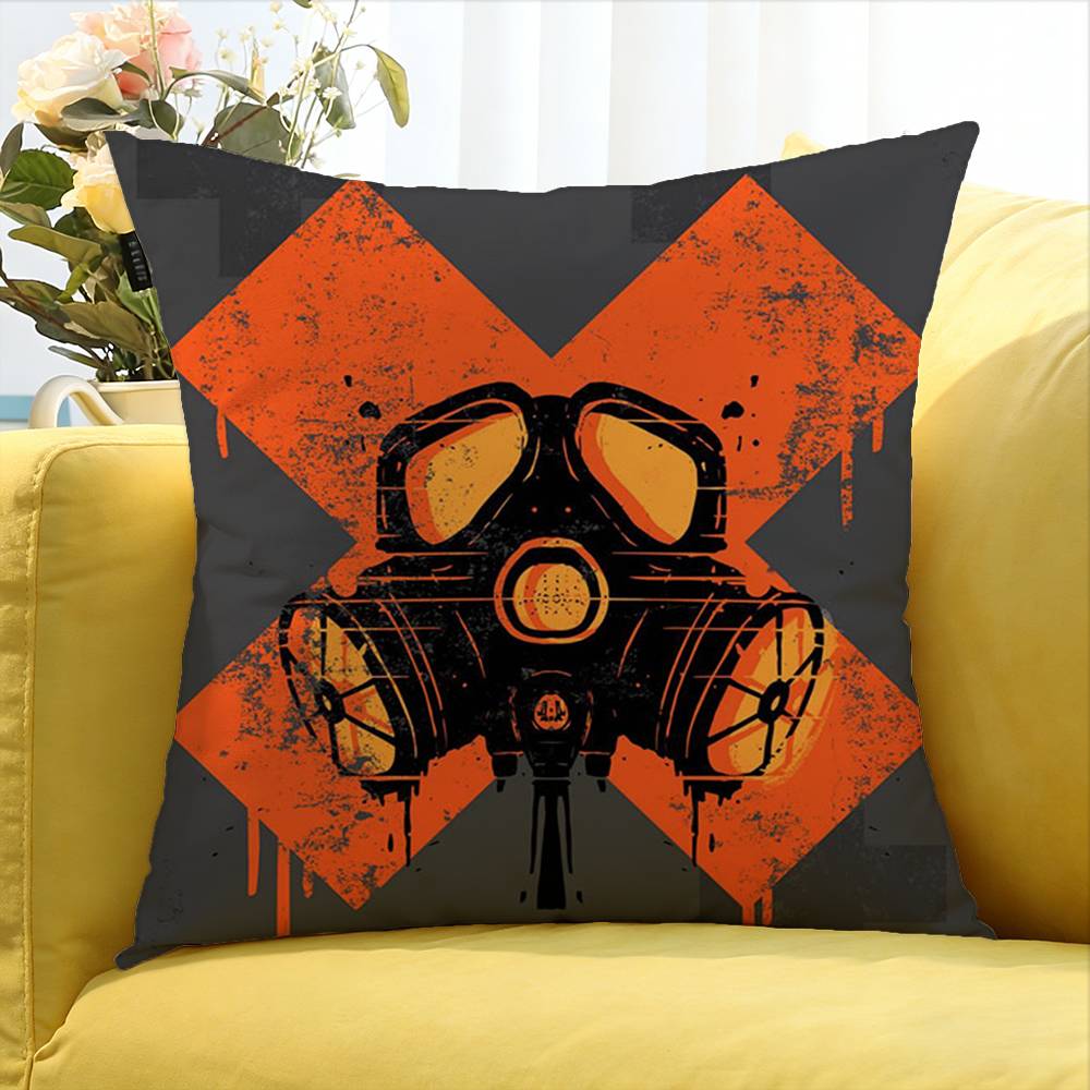 B-Biochemical C-Crisis Symbol World Various Sizes Square Pillow Case For Car Home Bedchamber Decor