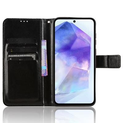 Кожаный чехол для телефона Samsung Galaxy A35 5G с держателем для карт, внутренняя оболочка из ТПУ