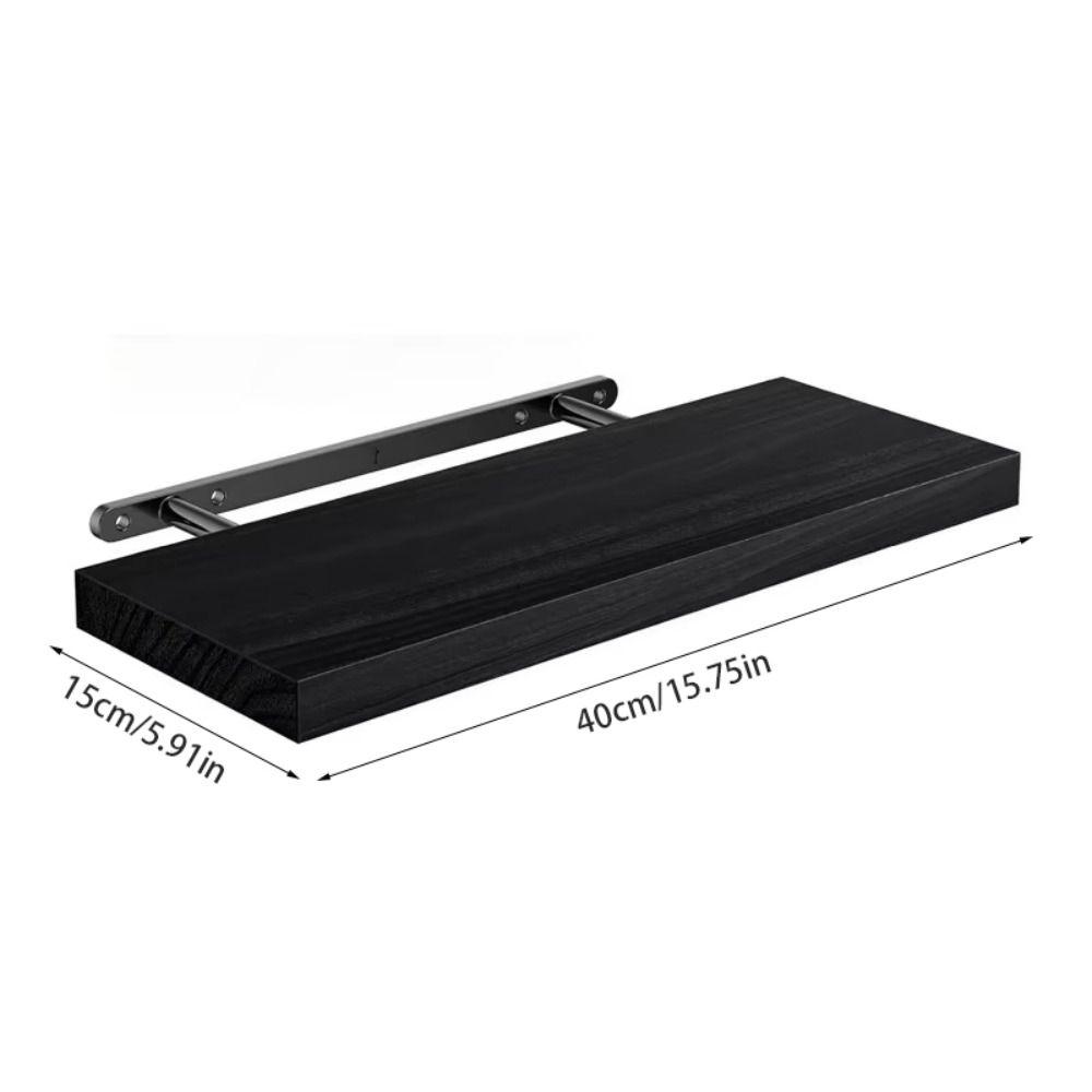 Настенная полка из массива дерева, подвесная полка для хранения книг, настенная книжная полка, современная подставка для демонстрации книг.