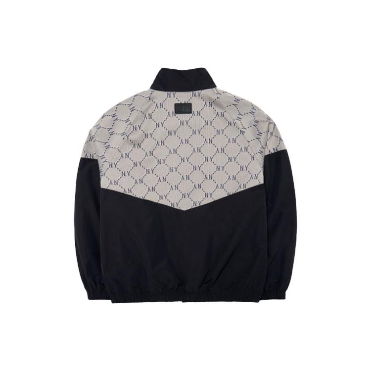 New MLB Old Flower Jackets Unisex Black 3AWJM0221-50BGS