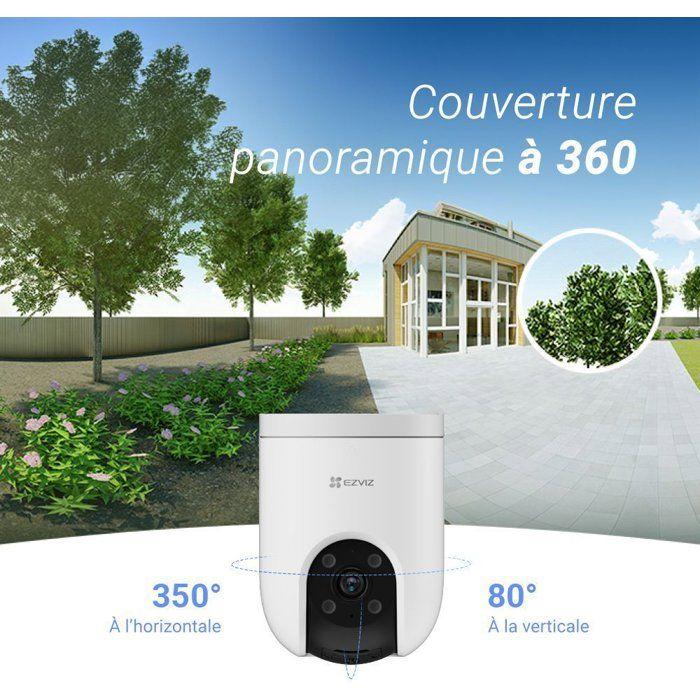 Caméra de surveillance - Ezviz - H8C SE 3MP - Extérieur - WiFi - Vision nocturne - Motorisée - Avec suivi intelligent