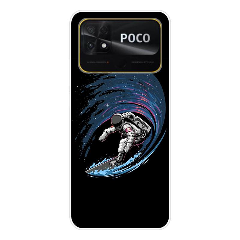 Для Xiaomi Poco C40 C 40 Чехол Мягкая силиконовая задняя крышка Мультяшный чехол для телефона Разнообразие