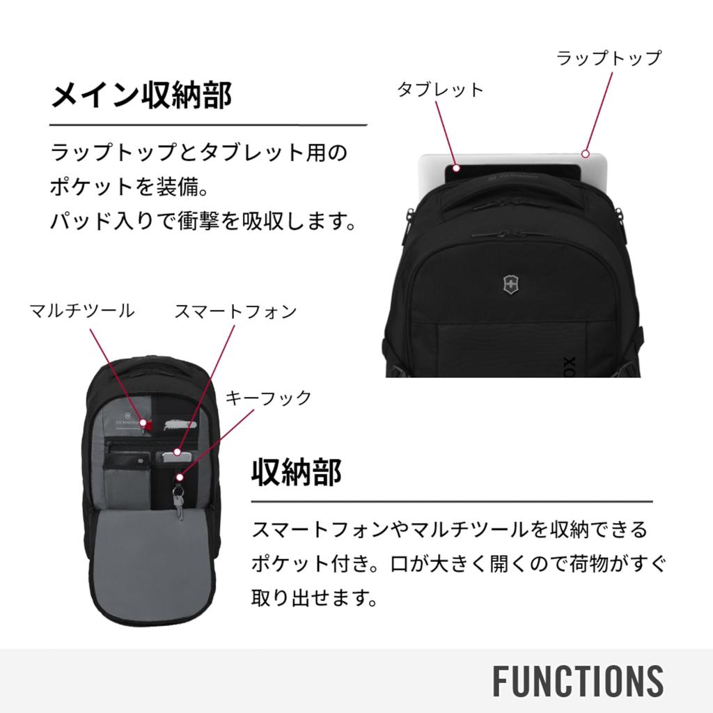 Vx Sport EVO Vx Sport EVO Deluxe Рюкзак для бизнеса, деловых поездок, планшета, ПК, алый, шалфей, черный 611419 [Victorinox] []