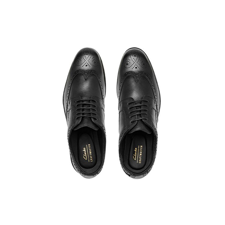 Clarks Повседневные Удобные Дышащие Туфли Мужские Туфли Черные 261691837