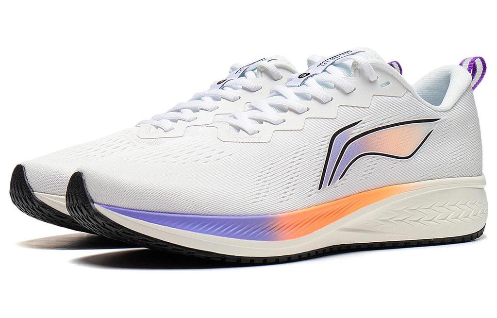 Li Ning Red Hare 6 Нескользящие Износостойкие Низкие Беговые Кроссовки Мужские Белые ARMT015-20