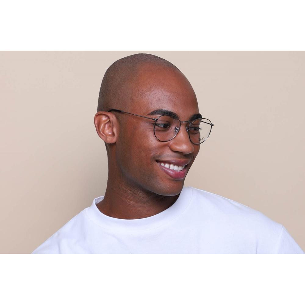 Ray Ban Rx3447v Круглые Металлические 2620 Унисекс Очки