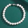 1-1Mm imitation freshwater pearl necklace jewelry set pearl bracelet small fragrant wind white bead collarbone chain