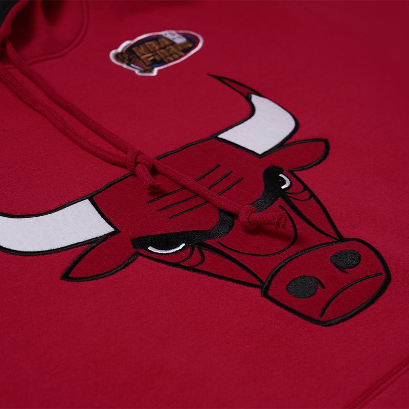 Mitchell Ness Sweatshirts Unisex Red Hooded Thickened Regular FPHD4849-CBUYYPPPSCAR