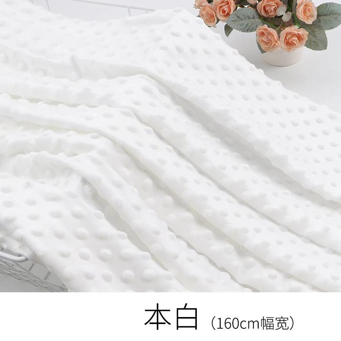 0.5м /1м Супермягкий Вельвет Бин Шорсткий Плюш Ткань Для Детского Одеяла, Постельного Белья, Плюшевых Кукол, Ткани для Рукоделия DIY TJ7286