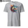 Colorful Northern Pike Fish Trout Splashes Unisex T-Shirt - Sizes S-3XL