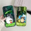 Милый Чехол-Тотторо Для iPhone 16 15 14 Plus 15 13 12 11 Pro Max X XS MAX Матовый Чехол