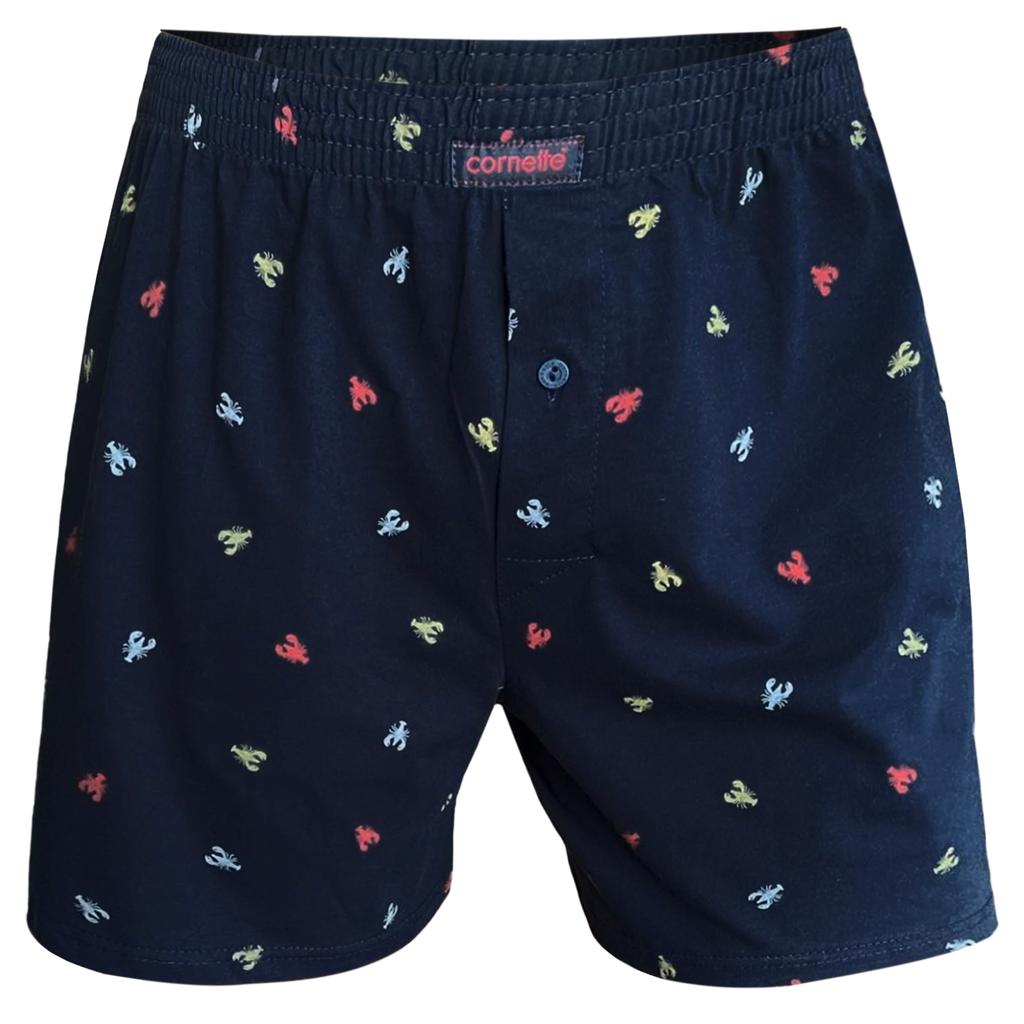 Cornette Boxer Shorts Loose Cotton Checkered BM222 Comfort 3 Pack