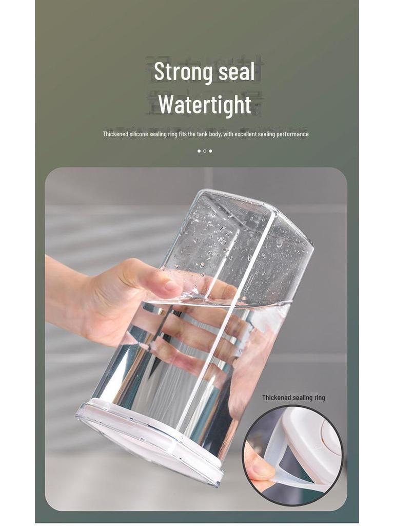 Прозрачная пластиковая банка для хранения пищевых продуктов — герметичная, для закусок и зерновых