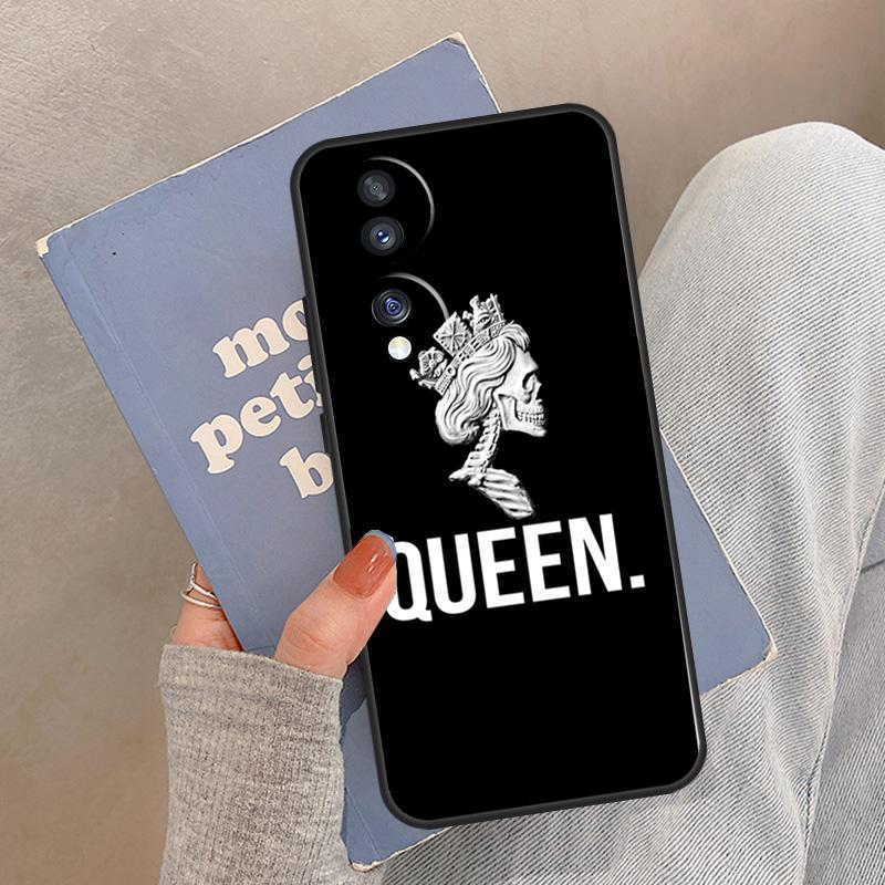 Художественный чехол Король Королева Для Honor Magic 8 5 6 7 Pro Чехол Для Honor 400 200 Lite 50 70 90 X8a X8b X9a X9b X9c