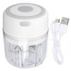 Mini Electric Garlic Chopper Large Capacity Powerful Motor 304 Stainless Steel Food Processor 250ml