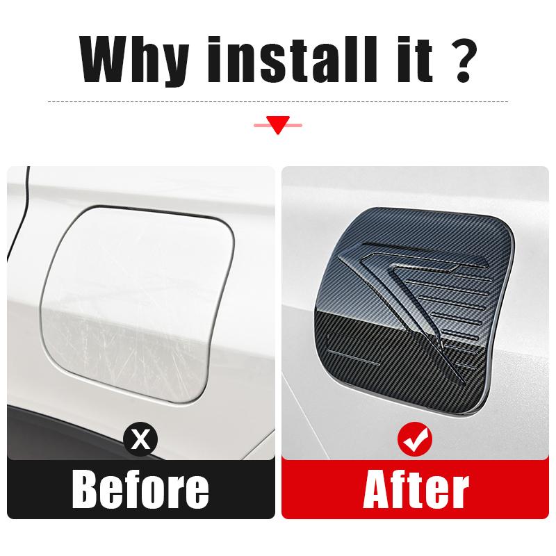 Car Accessories For Toyota Corolla Cross XG10 2024 2024 2024 Hybrid ABS Fuel Tank Cover Oil Cap Decorative Trim Case Sticker