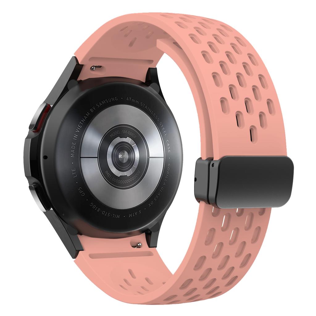 Силиконовый ремешок для Samsung Galaxy Watch 6 Classic 43 мм 47 мм 5Pro 45 мм с магнитной пряжкой для Galaxy Watch 6 5 4 40 мм 44 мм 46 мм