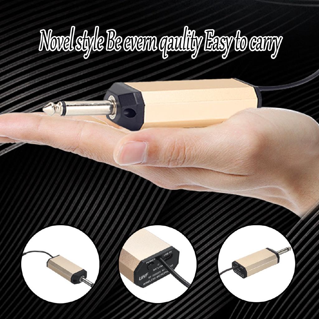 MINI UHF Professional Wireless Microphone Headset Mic Transmitter Microphone System for Loudspeaker Teacher Tour Guide Voice
