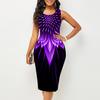 Женское платье Sling SummerArrow Print Print Dresses Tight Sleeveless Slim Fit Sexy Fashion Top Clothing