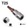 Набор бит-отверток Torx для профессионалов T15 T20 T25 T30 T40 (Пакет из 5)