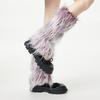 Foot Cover Faux Fur Leg Warmers Y2K Aesthetic Winter Leg Coverings Furry Leg Warmers Spicy Girls