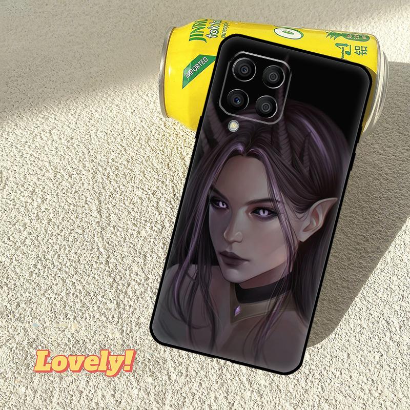 Чехол 'Женщина-дьявол' для Samsung Galaxy M11 M55 M14 M34 M54 M12 M32 M52 M15 M13 M06 M16 M36 M56 M31 M53 M35