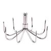 10pcs Pack Stainless Steel Squid Fishing Hooks 12 Claws Umbrella Needle Hooks  Saltwater Fishing