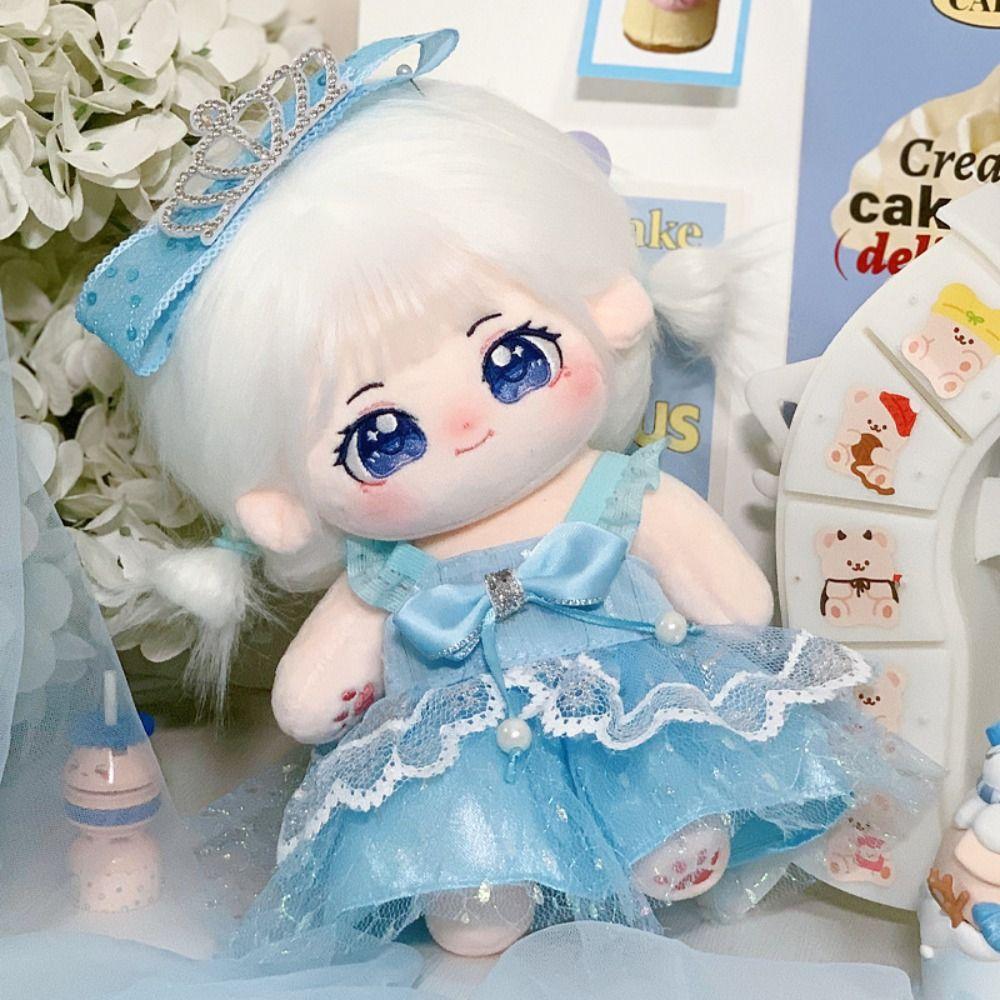 С Мультяшным Ободком Аксессуары Платье Принцессы Для 20см Хлопковой Куклы/Кукол EXO Idol