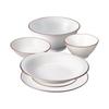Сделано в Мино Гифу Посуда 23см 16см 14см Бесплатно Донбури Овал Сделано в Японии, Регион, Префектура. симфе. Набор из 6 предметов: Тарелка, Тарелка, Миска, Миска, Миска,