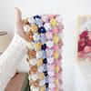Phone Lanyard Cotton Rope Braided Daisy Flower Crossbody Strap,Length: 120cm