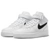 Nike Air Force 1 Mid '07 Змеиная кожа Белый Черный Женские DZ5211-100