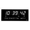 Modern LED Digital Wall Clock with Calendar and Temperature Display, Large Numbers, for Living Room