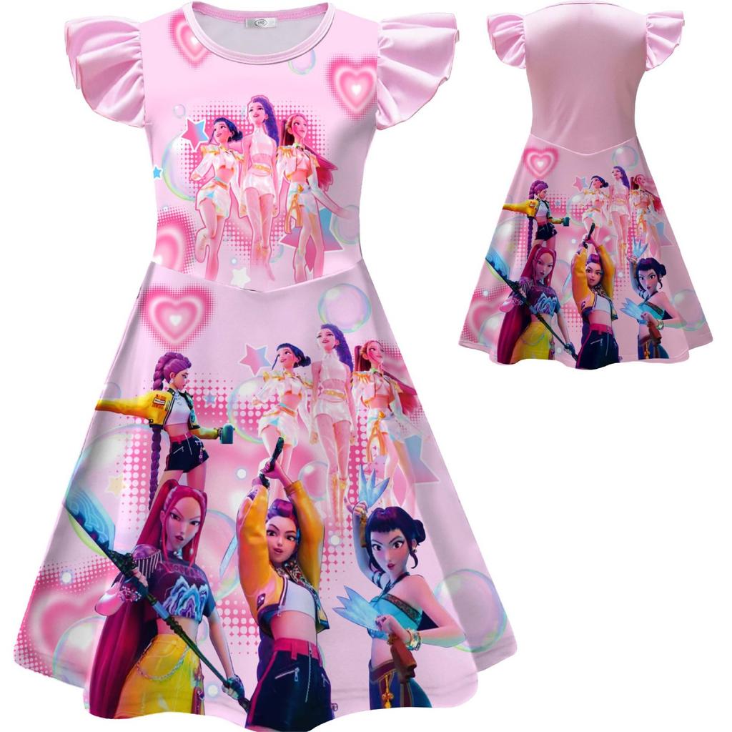 Девичья ночная сорочка с рукавами-крылышками, Девичьи платья из молочного шелка