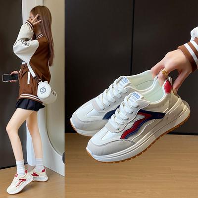 2025 маленькие белые туфли женские весенние новые корейская версия ins студенческие повседневные спортивные универсальные кеды уличная съемка K6905