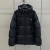 Womens Short Puffer Jacket White Hooded Thick Warm Loose Fit Down Coat Winter Casual Wear