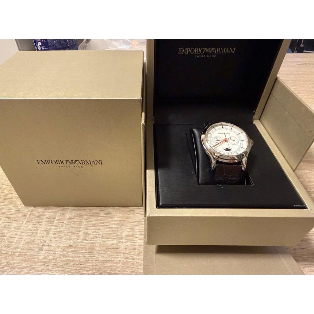Used EMPORIO ARMANI Watch Moon Phase SWISS MADE