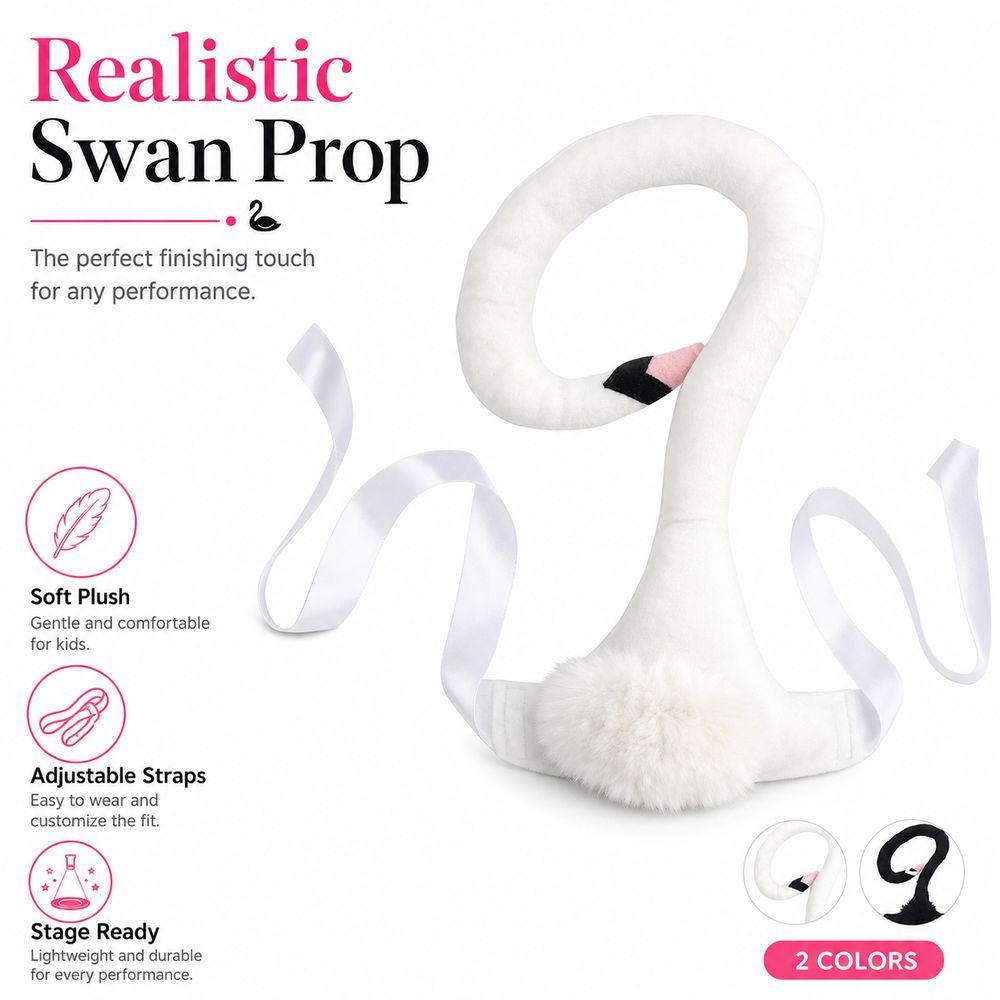 Detachable Swan Costume Prop Swan Shaped Animal Performance Prop Children's Day Show