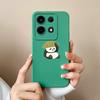 For Infinix Note 30 Smart 7 Plus Hot 30 Itel A60s S23+ P40+ Tecno Spark 10 Phone Case Cover Cute Bear Matte Soft Silicone Shockproof Shell Bumpers