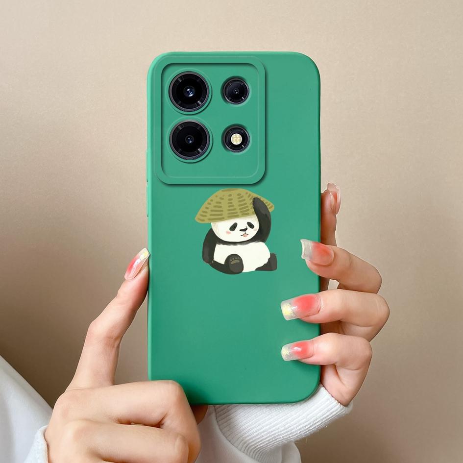 For Infinix Note 30 Smart 7 Plus Hot 30 Itel A60s S23+ P40+ Tecno Spark 10 Phone Case Cover Cute Bear Matte Soft Silicone Shockproof Shell Bumpers