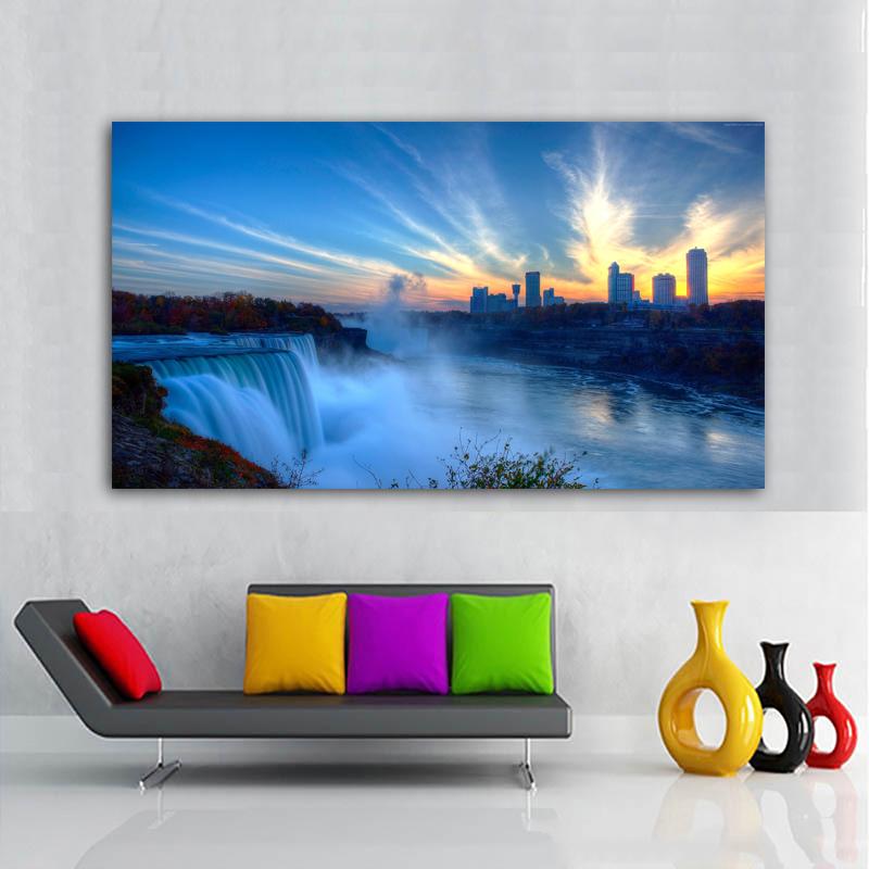 НАДЕЖНЫЕ художественные постеры и принты Ниагарский водопад, холст, картина, пейзажный постер, домашний декор, настенные художественные фотографии для гостиной, без рамки