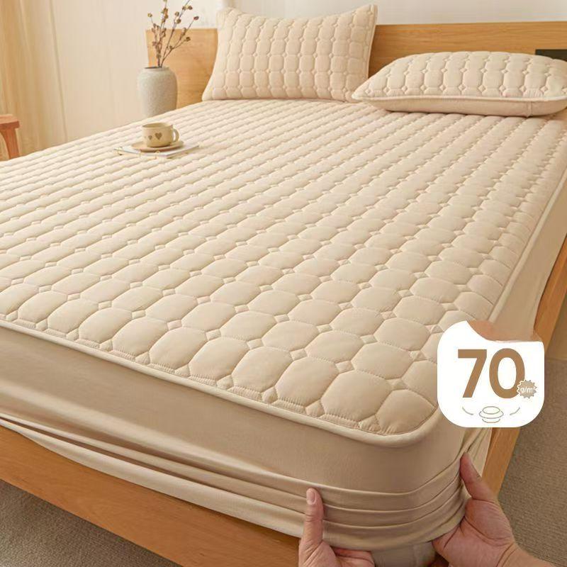 Наматрасник - Роскошный Хлопковый Защитник Матраса - Мягкий, Удобный и Дышащий Наматрасник - Матрас От Пыли, Грязи, Пролитых Жидкостей и Пятен