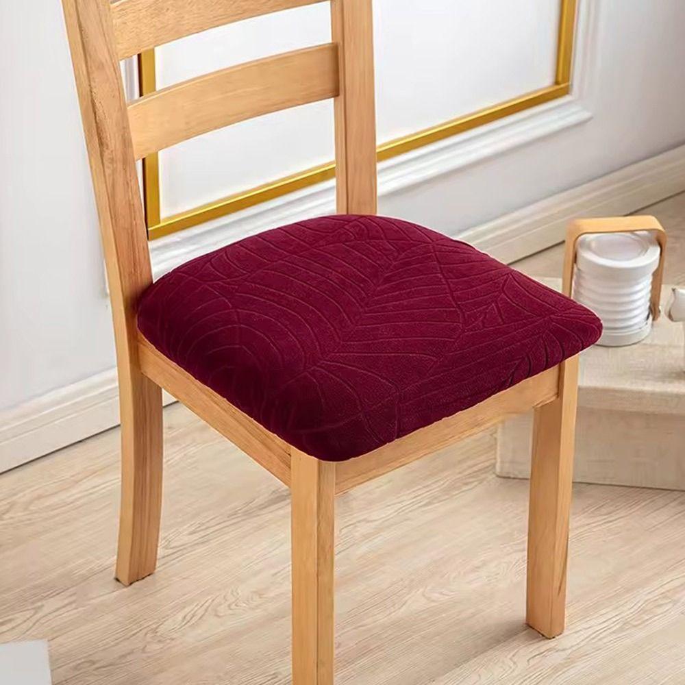 Washable Chair Seat Cover Stretch Seat Cushion Covers Without Backrest Chair Protector