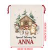 Personalized Woodland Christmas Bag Kids Xmas Gift Sack Large Reusable Present Bag Special Delivery Sack Christmas Santa Bag