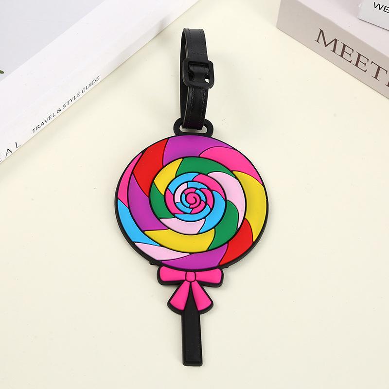 Мультяшные животные Силиконовые багажные бирки Креативные милые багажные бирки Бирка для чемодана Подвеска-брелок для путешествий Защита от потери