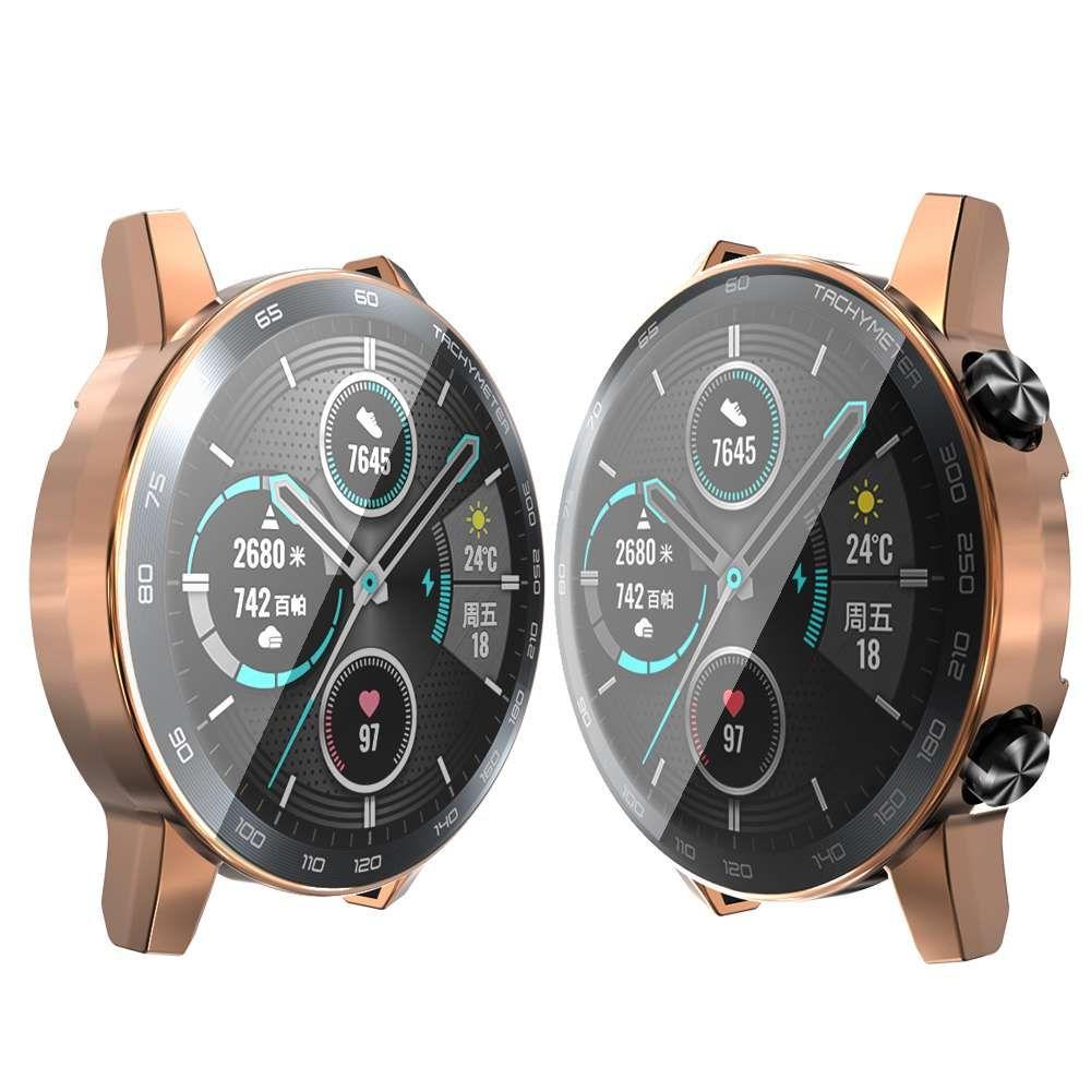 Luxury Soft Protective Shell TPU Watch Case Plating 360 Full Cover Screen Protector