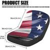 American Flag Universal Tractor Seat Cover Forklift Seat Cover Cushion Pad Universal Fit for Skid Loader Backhoe