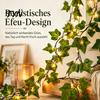 Artificial Ivy String Lights 32.8FT Vine Fairy Lights, Garland, Fake Hanging Vines Decorations, Waterproof Porch Ornaments Flexible LED Light