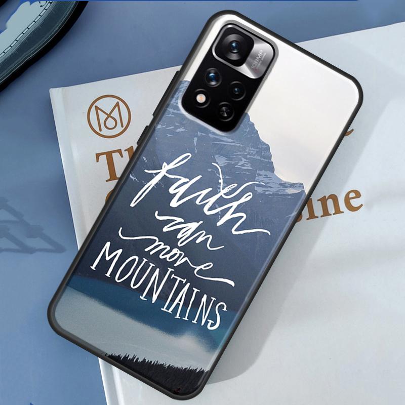 Чехол со цитатами из Библии для Xiaomi Redmi Note 14 13 Pro 12 11 9 10 9S 10S 11S 12S Redmi 13C 10C 12C 14C